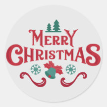 MERRY CRISTMAS STICKER