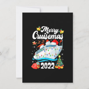 Merry Cruisemas Cruise Funny Christmas Weihnachten Einladung