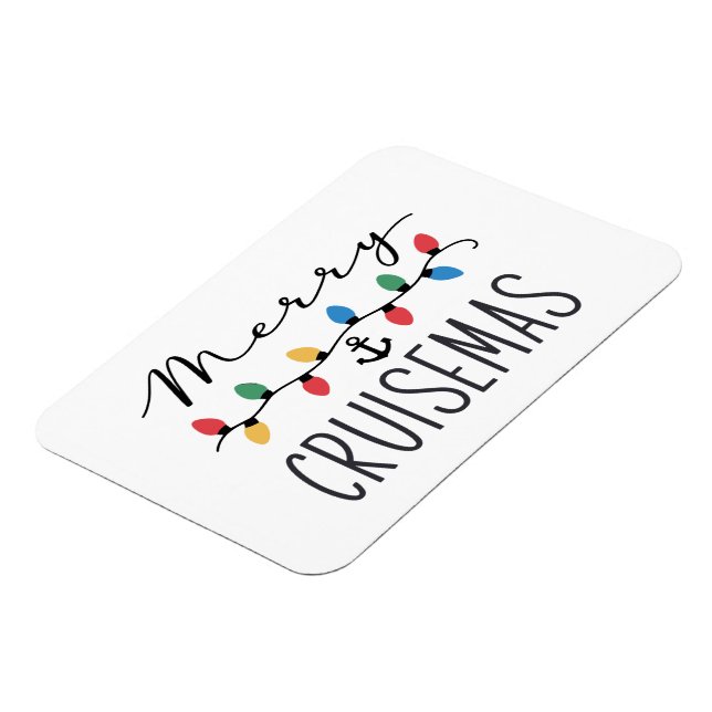 Merry Cruisemas Family Christmas Cruise Trip  Magnet (Linke Seite)
