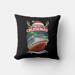 Merry Cruisemas Kreuzfahrtschiff Familie Weihnacht Kissen