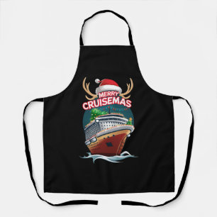 Merry Cruisemas Kreuzfahrtschiff Familie Weihnacht Schürze