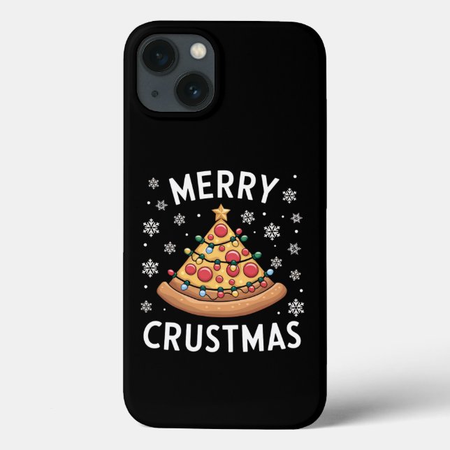 Merry Crustmas Pizza Weihnachtsbaum Weihnachtsgesc Case-Mate iPhone Hülle (Rückseite)