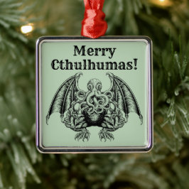 Merry Cthulhumas Lovecraft Cthulhu Ornament Aus Metall