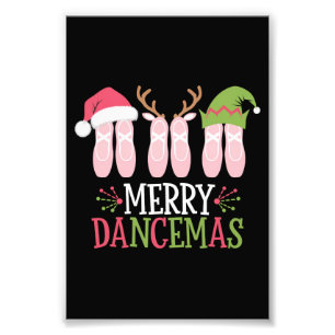 Merry Dancemas Weihnachtsballett Schuhe tanzen Fotodruck