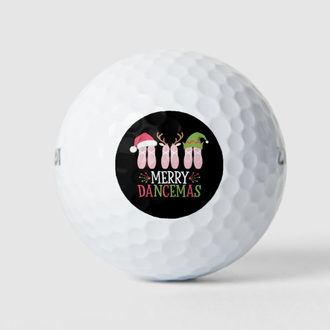 Merry Dancemas Weihnachtsballett Schuhe tanzen Golfball (Vorderseite)