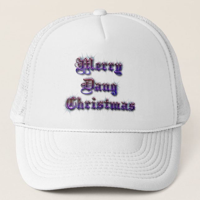 Merry Dang Christmas Truckerkappe (Vorderseite)