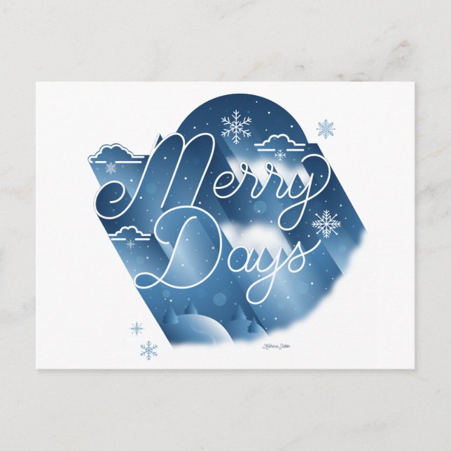 Merry Days / Postkarte (Vorderseite)