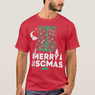 Merry Discmas Golf Frisbee Weihnachtsfest Weihnach T-Shirt