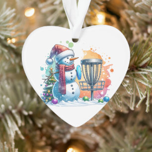 Merry Disk-mas   Disk Golf Personalisierte Weihnac Ornament