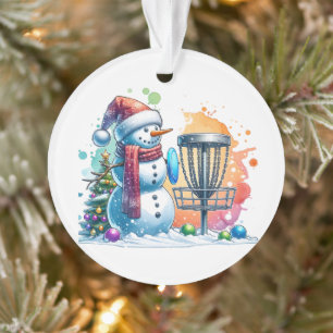 Merry Disk-mas   Disk Golf Personnalisé Noël