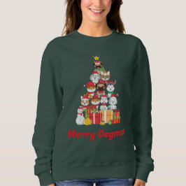 Merry Dogmas Tree Sweatshirt