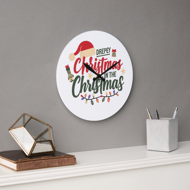 Merry DRepey Design Horloge - Unique Vacances (Bureau)