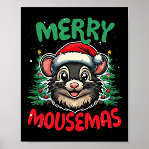 Merry Duckmas Funny Christmas Duck Lover Poster