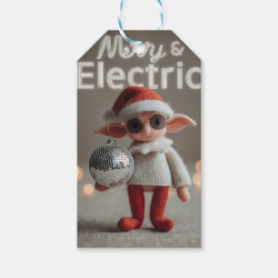 MERRY & ELECTRIC: Whimsicaler Weihnachtselfen-Pupp Geschenkanhänger