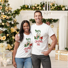 Merry Elfin Christmas Unisex Basic T - Shirt