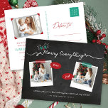 Merry Everything Chalkboard Mistletouren Weihnacht Feiertagspostkarte<br><div class="desc">Mit Fett*fa*tin entworfen. Einfach mit eigenen Texten,  Fotos oder Bildern anpassen. Für individuelle Anfragen wenden Sie sich bitte direkt an fat*fa*tin. Es gelten benutzerdefinierte Gebühren. www.zazzle.com/fat_fa_tin www.zazzle.com/color_therapy www.zazzle.com/fatfatin_blue_knot www.zazzle.com/fatfatin_red_knot www.zazzle.com/fatfatin_mini_me www.zazzle.com/fatfatin_box www.zazzle.com/fatfatin_design www.zazzle.com/fatfatin_ink</div>
