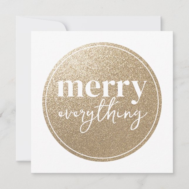 Merry Everything Golden Texture (Vorderseite)