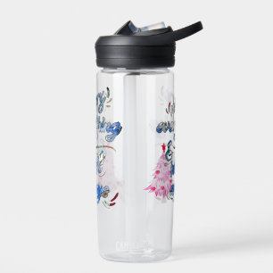 Merry Everything & Happy Always - Pink Tree Trinkflasche