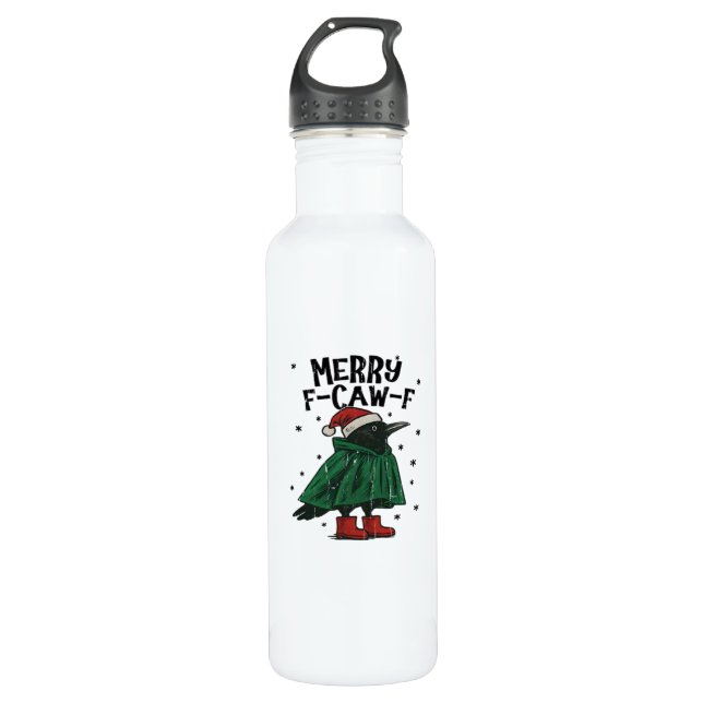 Merry F-Caw-F Essential Minimal Clean Edelstahlflasche (Vorderseite)