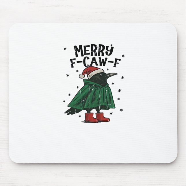 Merry F-Caw-F Essential Minimal Clean Mousepad (Vorne)