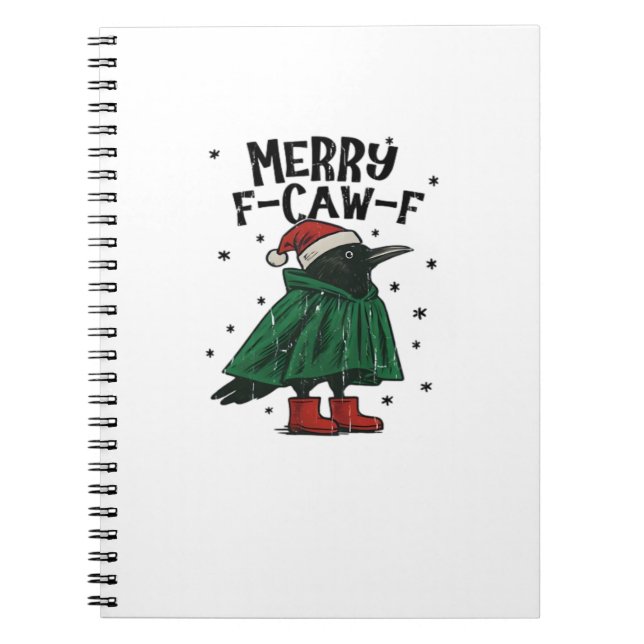 Merry F-Caw-F Essential Minimal Clean Notizblock (Vorderseite)