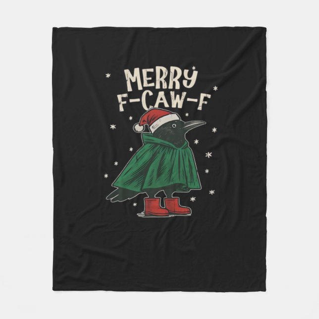 Merry F-Caw-F Fleecedecke (Vorderseite)