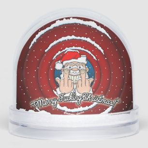 Merry F*cking Christmas Schneekugeln