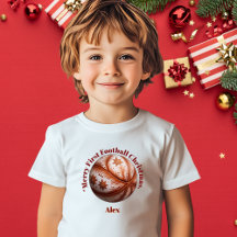 Merry First Football Christmas Baby Geschenk