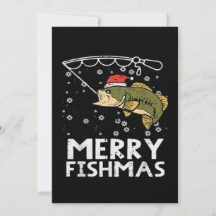Merry Fishmas Fish Xmas Einladung