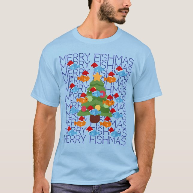Merry Fishmas T-shirt (Devant)