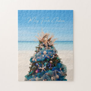 Merry Florida Christmas Tropical Beach HolidayTree
