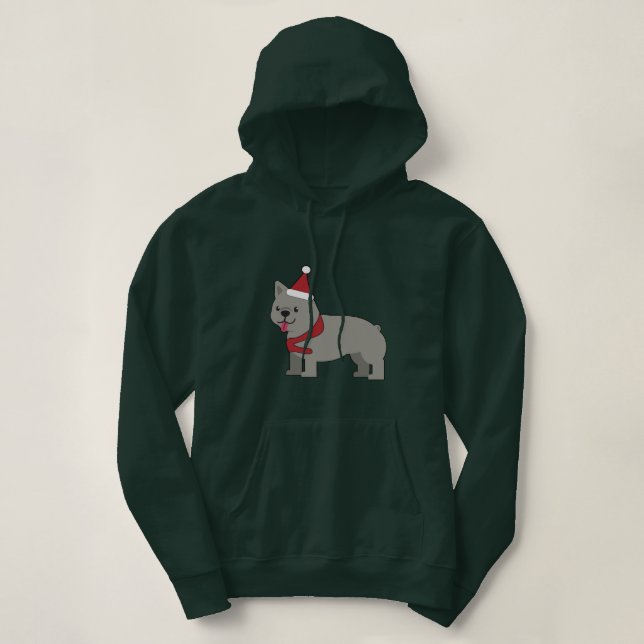 Merry Frenchie Hoodie (Design vorne)