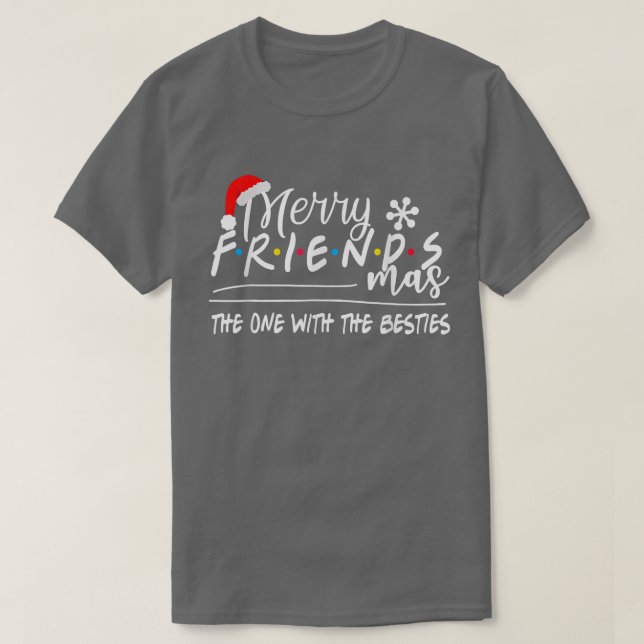 Merry Friendsmas der mit den Bestien Christma T-Shirt (Design vorne)