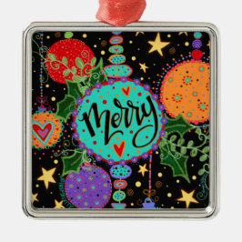 Merry Fun Whimsical Ornament Weihnachten