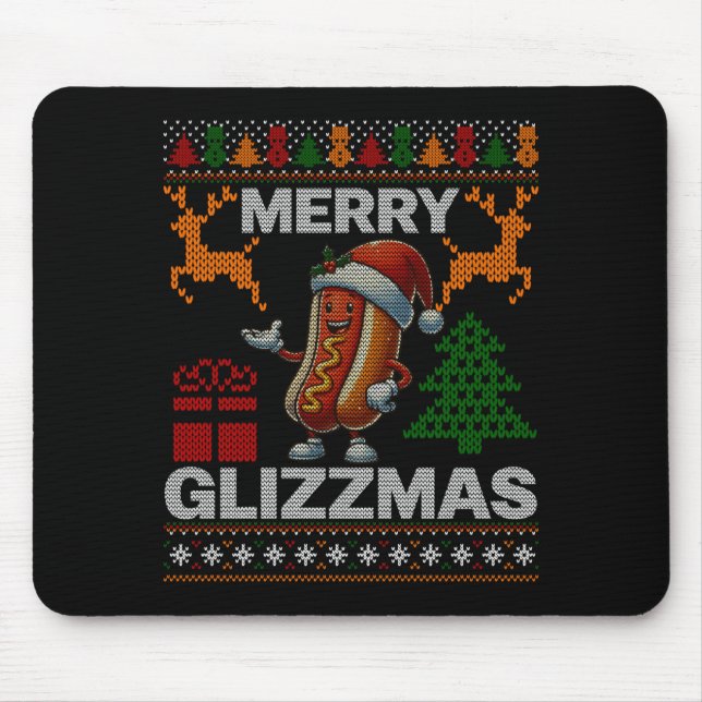 Merry Glizzmas -christmas Glizy Matching Family Ug Mousepad (Vorne)