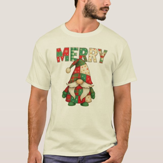 Merry Gnome Holiday Cheer T-Shirt (Vorderseite)