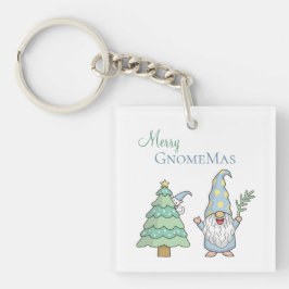 Merry GnomeMas Holiday Niedliche Weihnachtsbaum Schlüsselanhänger