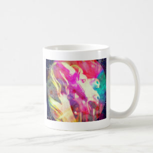 Merry Go Round Horse Digitale Kunst Kaffeetasse