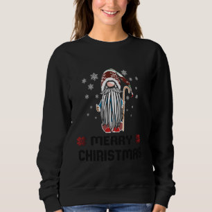 Merry God Jul Swedish Christmas Tomte Gnome Schwed Sweatshirt