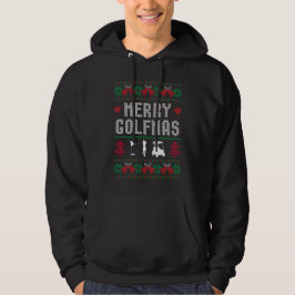 Merry Golfmas Golf Golfing Golfer Ugly Weihnachten Hoodie
