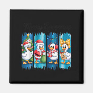Merry Goosemas Weihnachtsfreude Festliche Enten Magnet