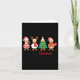 Merry Goosmas - Nur ein Gänse - Weihnachtsgoo Karte