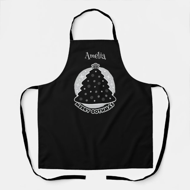 Merry Gothmas Personalisiert Schürze (Vorderseite)