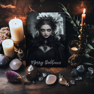 Merry Gothmas Weihnachtskarte Dankeskarte