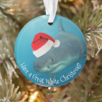 Merry Great White Noël Shark Santa Hat Funny