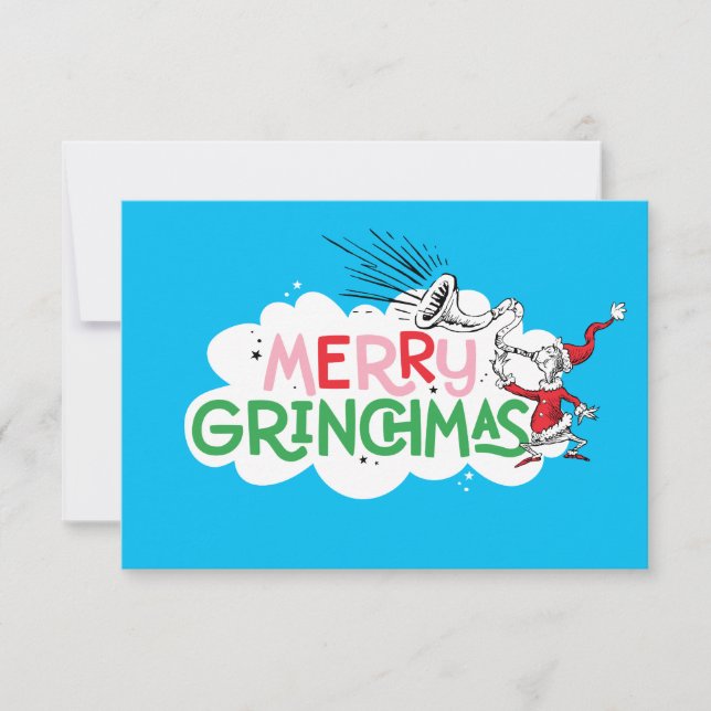 Merry Grinchmas Mister Grinch Karte (Vorderseite)