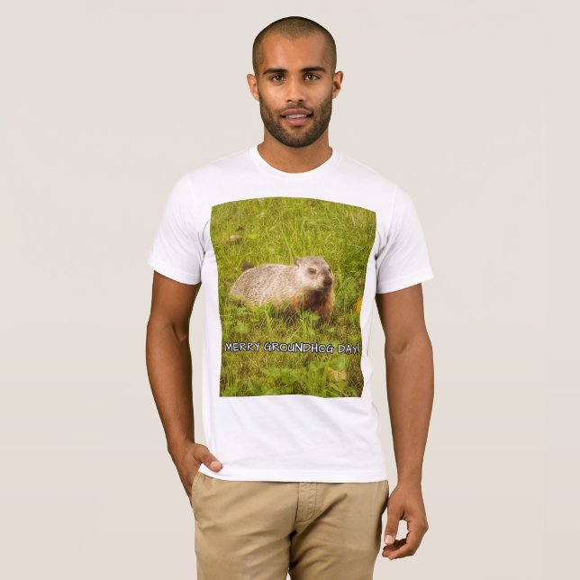 Merry Groundhog Day T - Shirt (Vorne ganz)