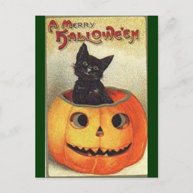 Merry halloween postkarte (Vorderseite)
