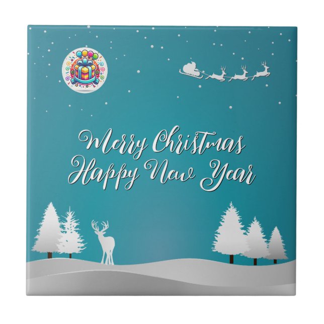 Merry Happy Fliese (Vorderseite)