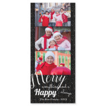 Merry Happy - Magnetisches Foto